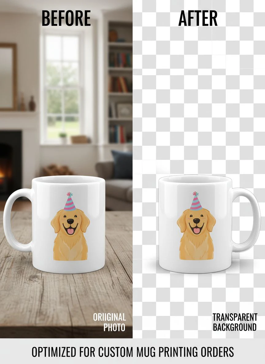 remove photo background for custom mug printing orders - Professional Guide